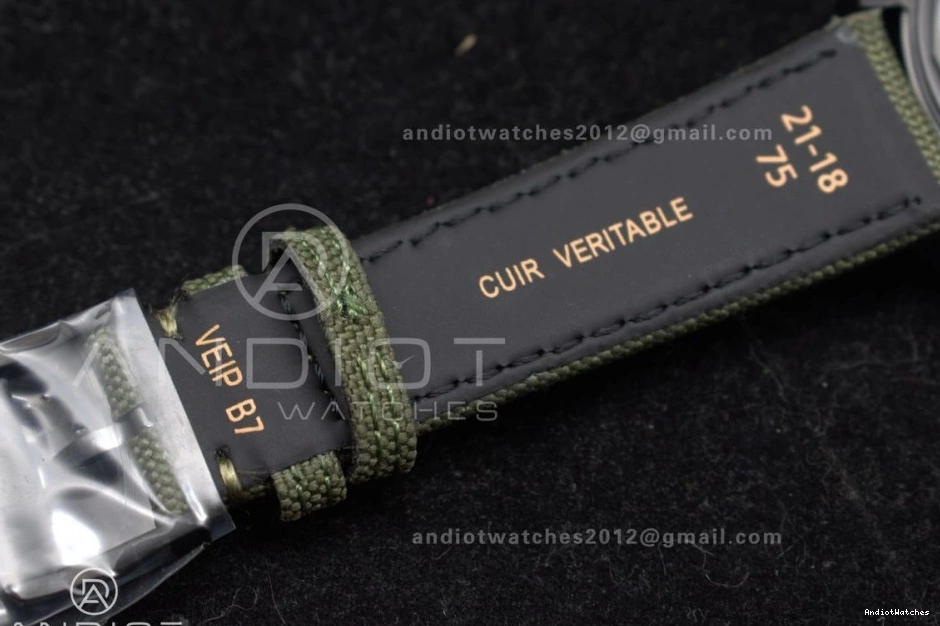 Edition Green A Nylon Best 41mm PVD Green 8 Automatic Durable TF Strap 1:1 918 on Dial Navitimer 0428